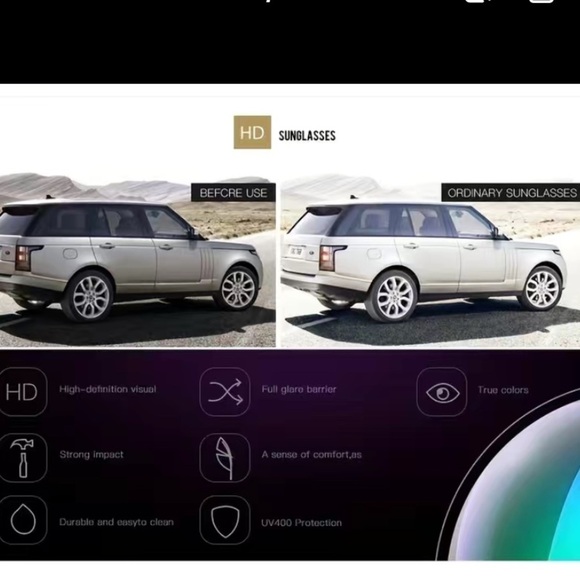 NEW - Men’s Trendy Classic Large Square Framed Glasses (Black / OneSize) - Picture 8 of 10